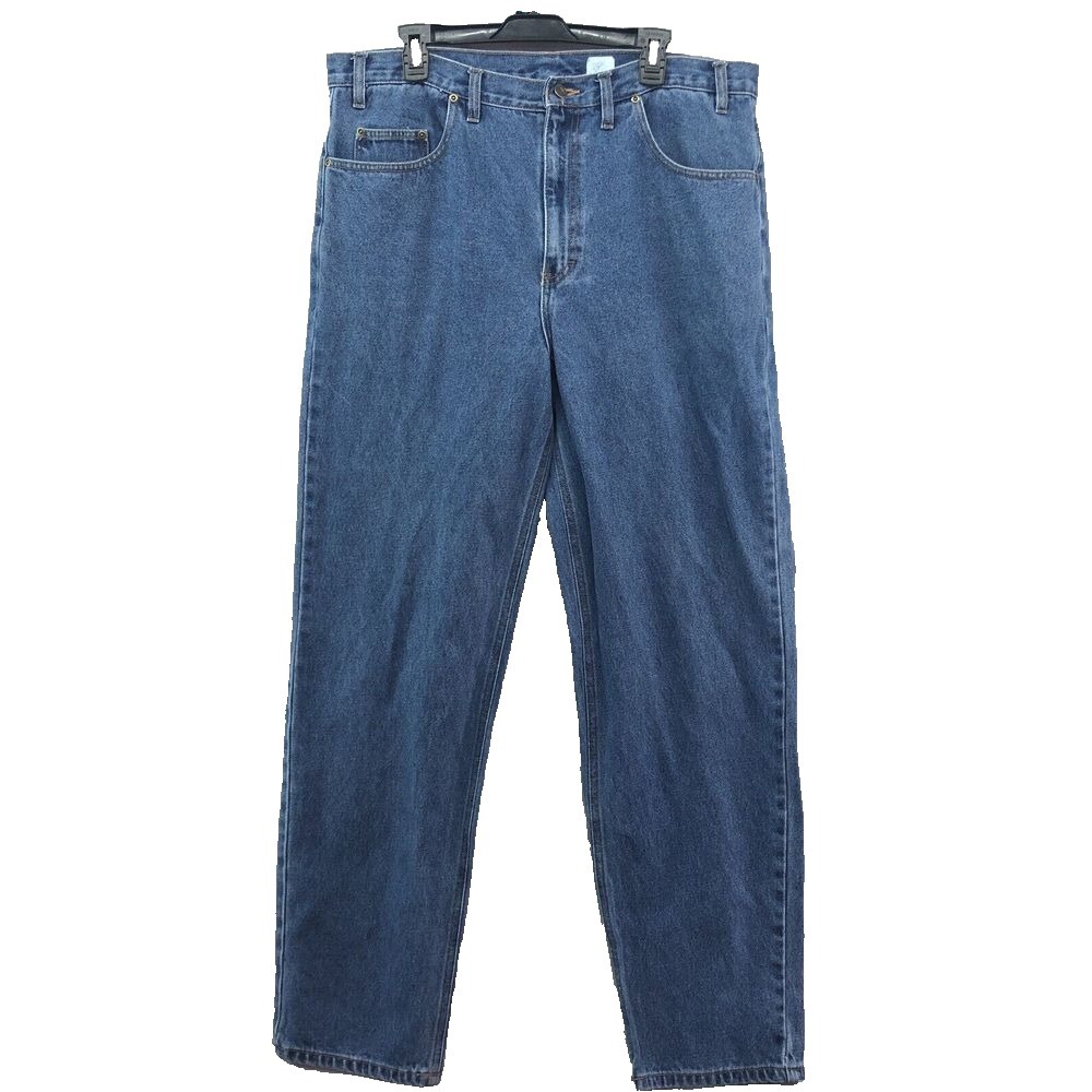 Vintage Berne Straight Leg Regular Fit Denim Jeans Size 38/33 (38/32) Men Cowboy